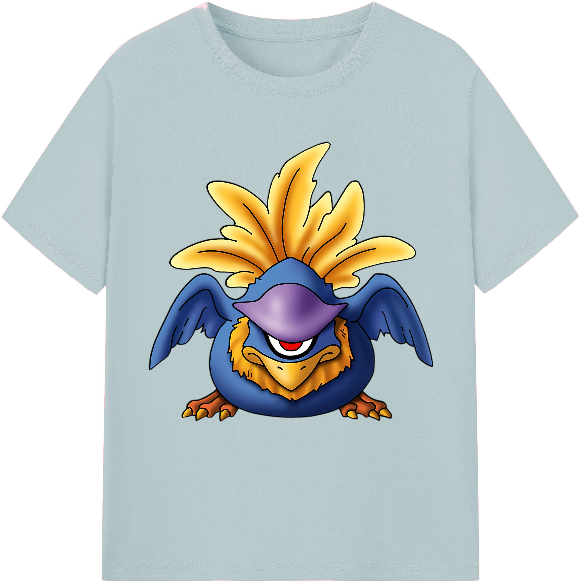 （画像用） ドラゴンクエスト Doragon Kuesuto Dragon Quest 綿100％半袖Tシャツ（フロントプリント）